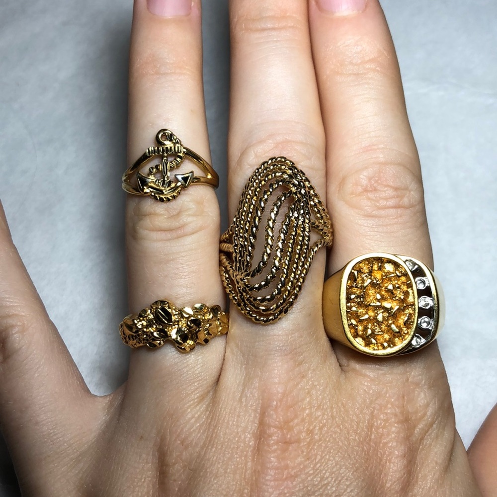 Gold Ring Bundle - image 2